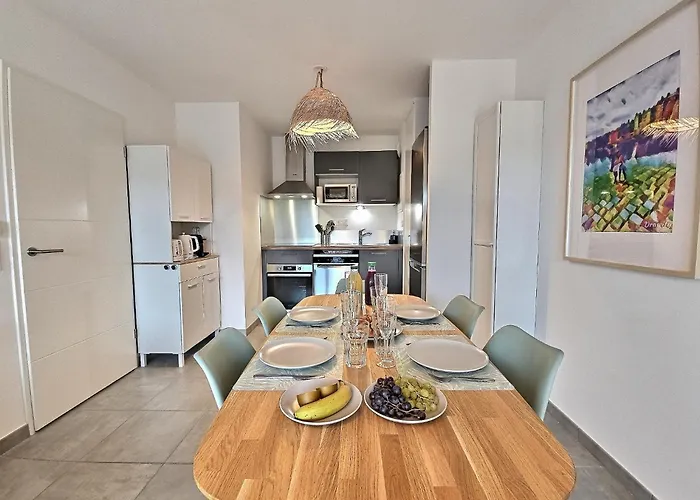 아파트 Lumineux, Neuf T2, Balcon, Vue Imprenable, Parking