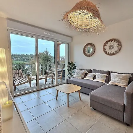 Appartement Lumineux, Neuf T2, Balcon, Vue Imprenable, Parking Honfleur