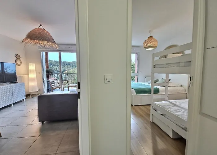 Lumineux, Neuf T2, Balcon, Vue Imprenable, Parking * Honfleur